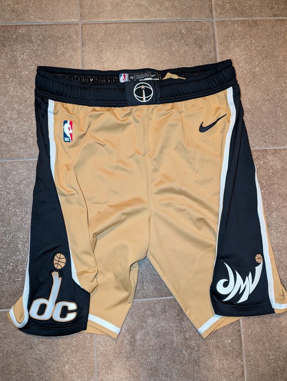 Nike NBA Washington Wizards 2025/2026 city edition shorts DSWT 40"